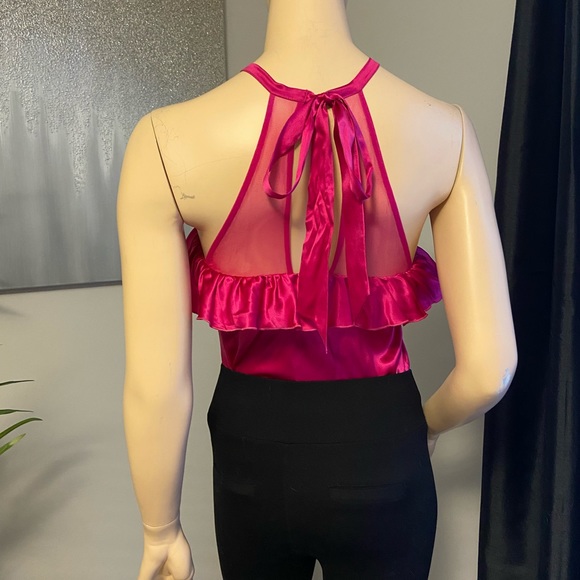 Guess by Marciano Satin Top- Free with Purchase over $150 - Picture 2 of 6